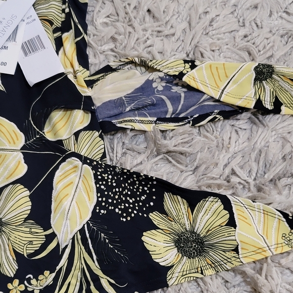 Robbie Bee Signature Petite Floral Print Sarong Dr - Picture 4 of 7